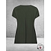 Plus Basics  Top/Shirt SS Travel Light Khaki